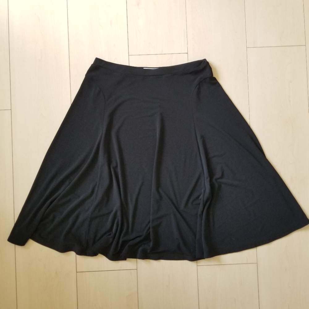 MICHAEL Michael Kors Black Circle Skirt